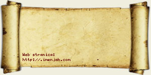 Isidora Mićalović vizit kartica